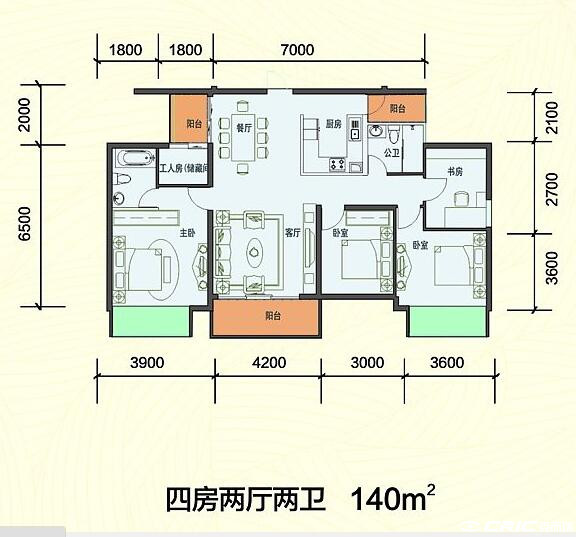 2-3户型图