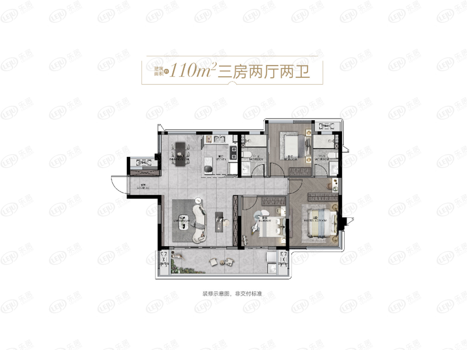 110户型图