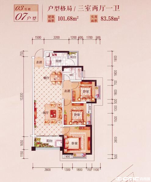 C3户型图