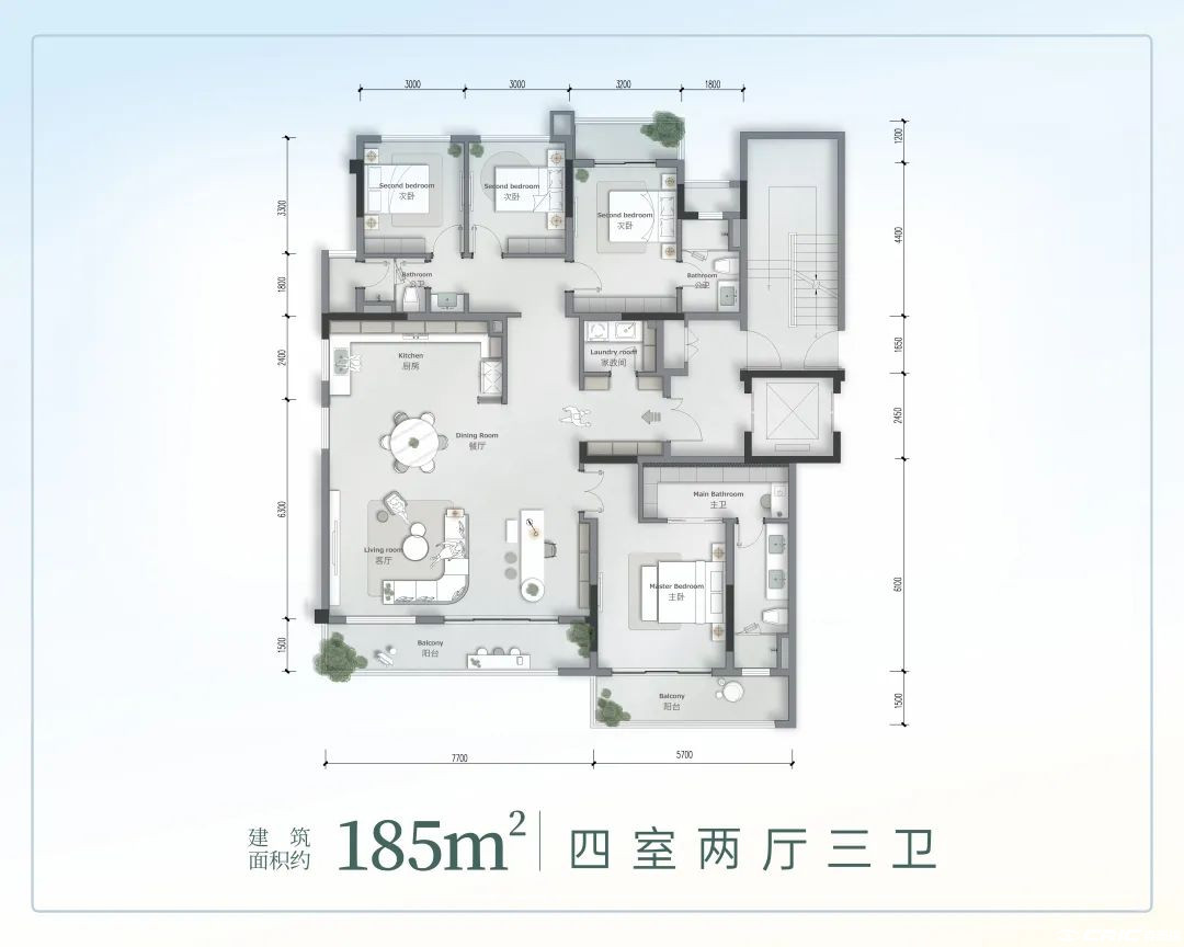 184户型户型图