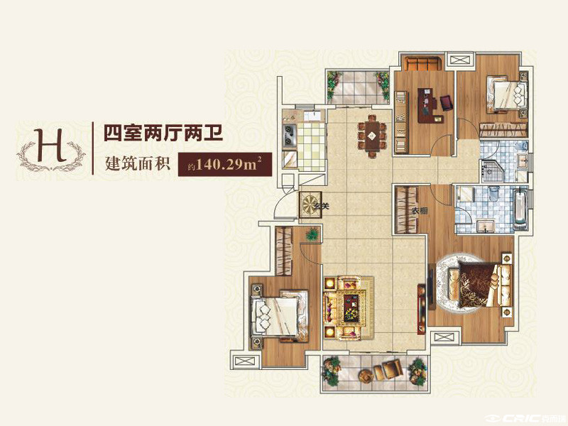 H户型图