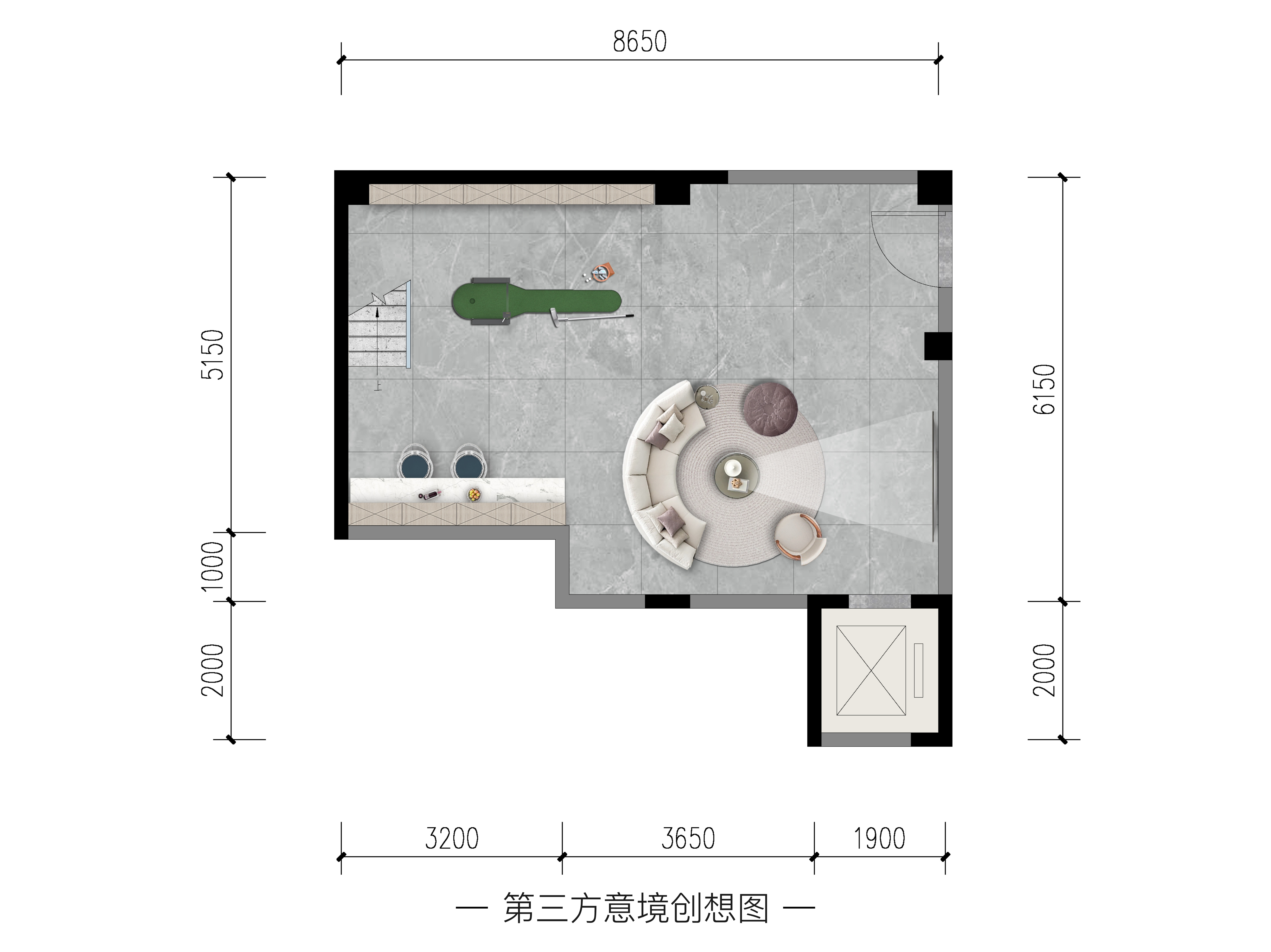 D3上叠户型-292㎡户型图