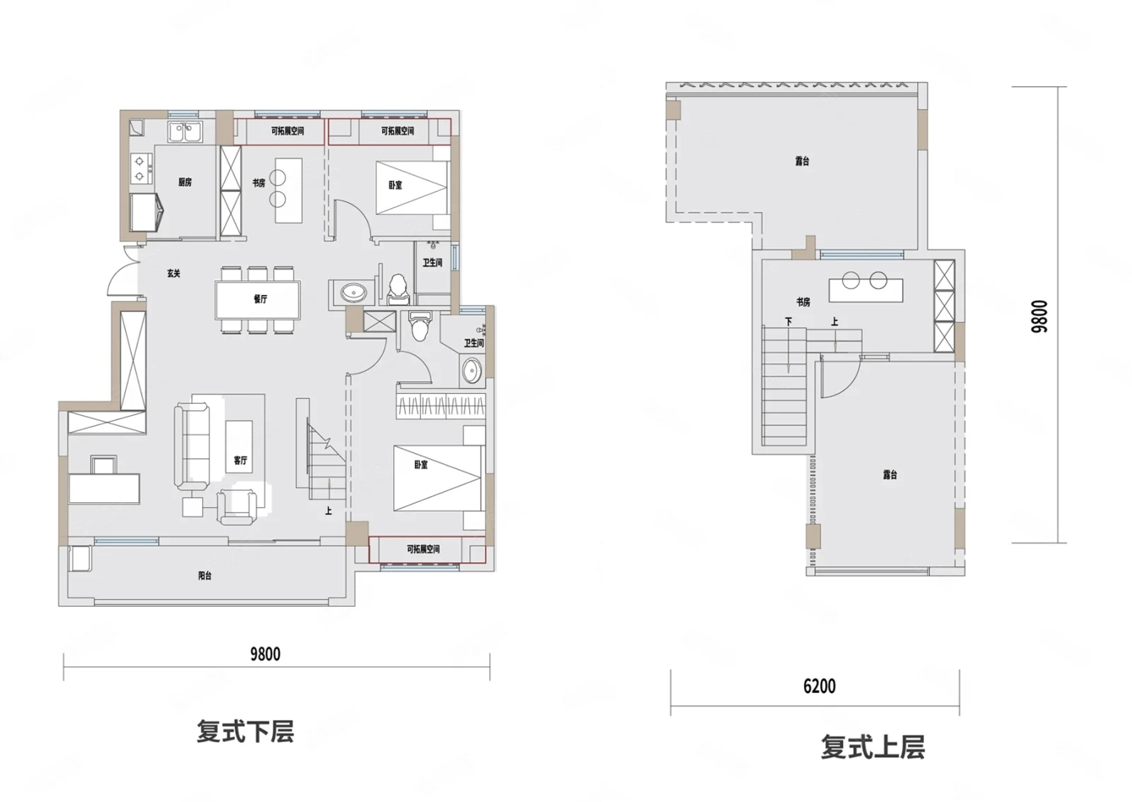 E1户型图