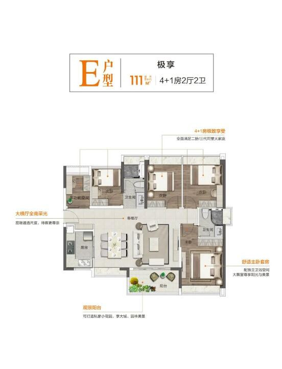 E110户型图