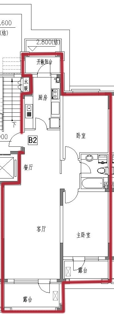 B2户型图