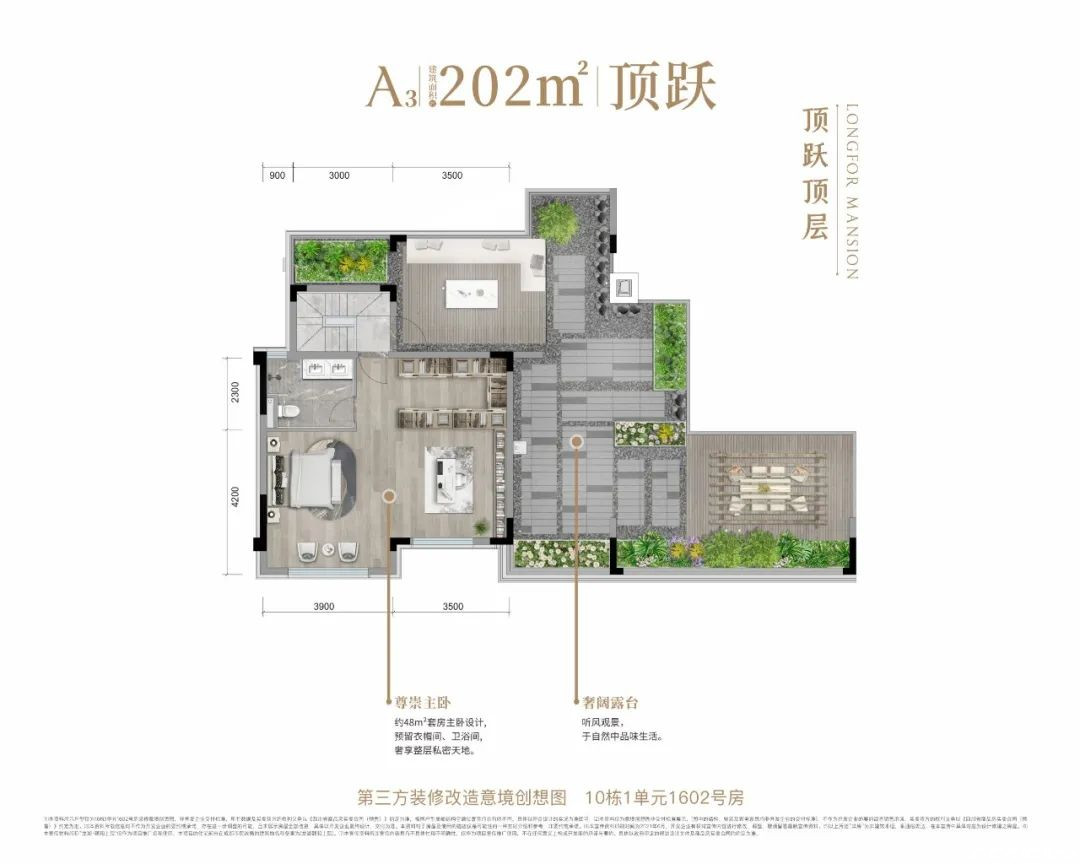 A3户型-202㎡户型图