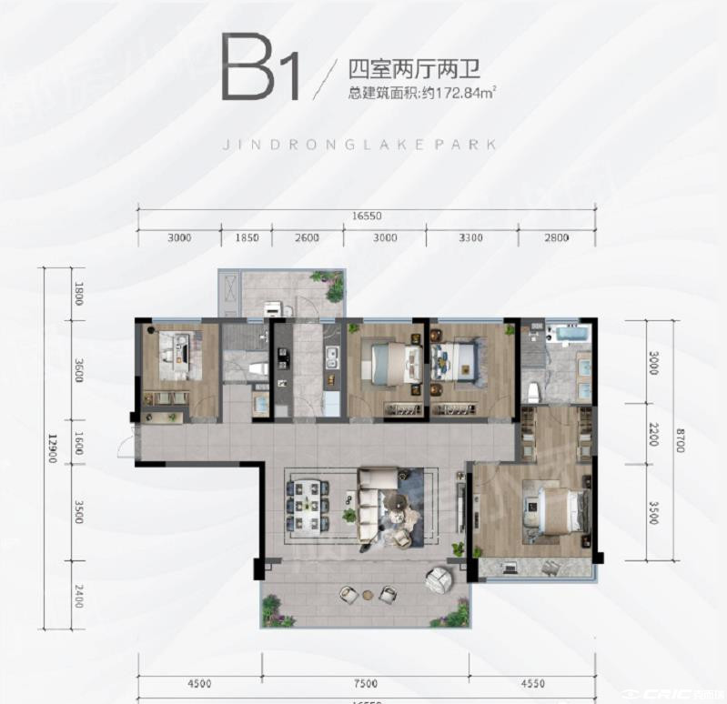 B1户型图