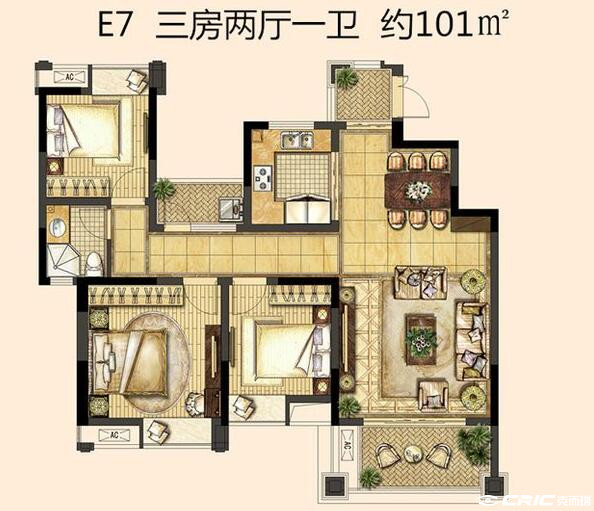 E7户型图