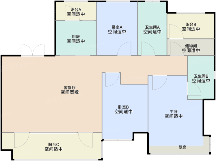 海语东方422户型图