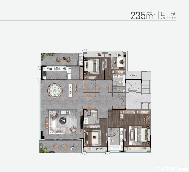 235-4-2-3户型图