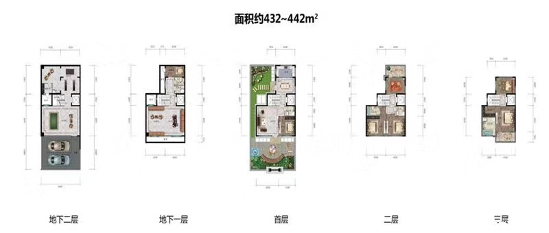 432平别墅户型图