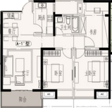 A1'户型图