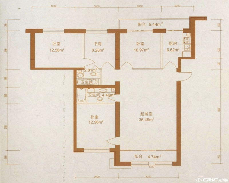 E户型户型图