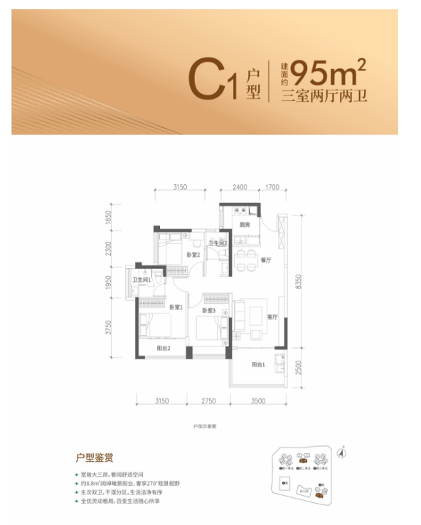 C1户型图