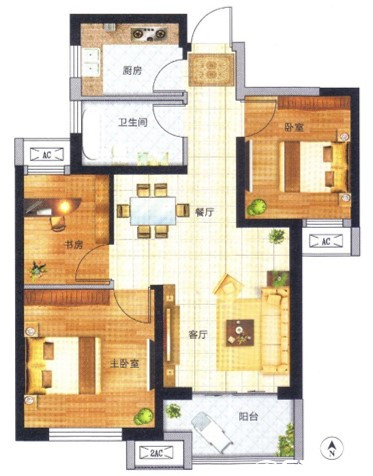B2-2户型图