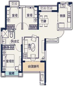 113边户户型图