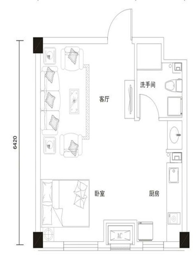 B1户型图