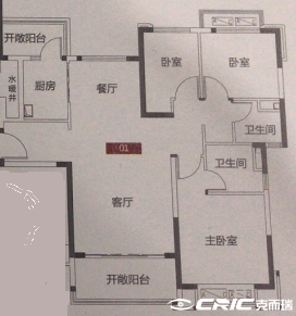 高层C户型图