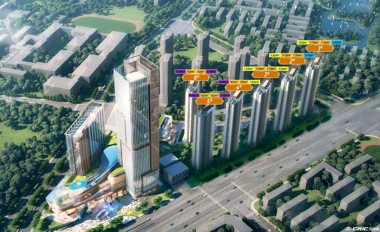 信达金地中山印 效果图