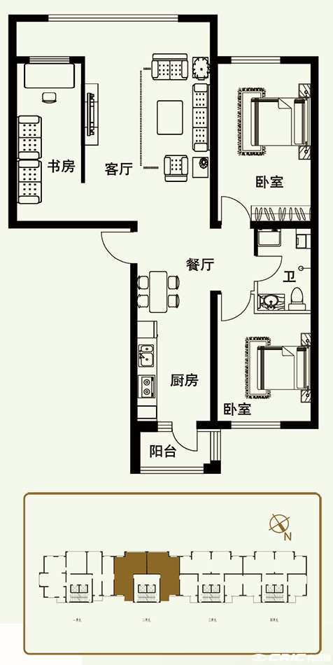 C4户型图