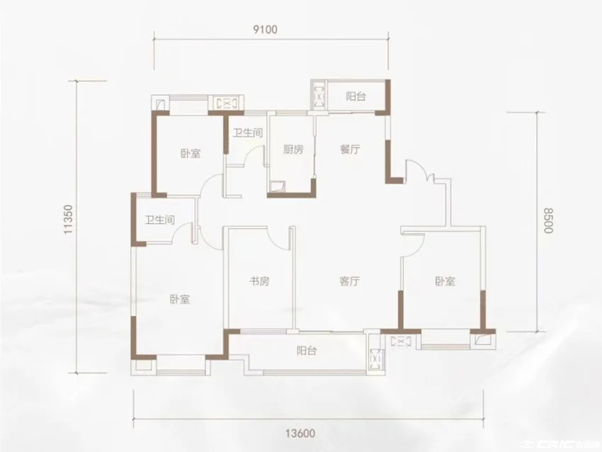 G揽玥户型图