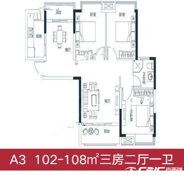 A3户型图