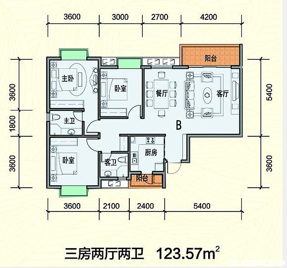 2-2户型图