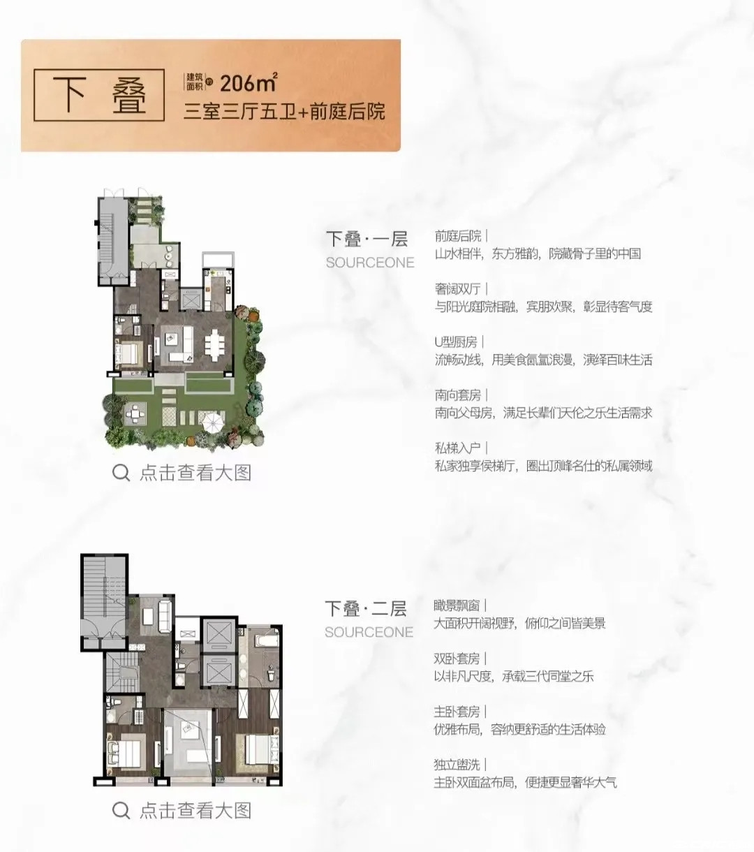 下叠户型图