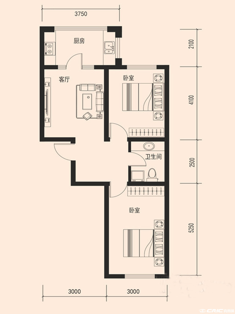 E户型户型图