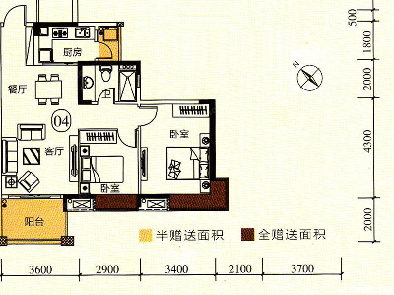 B1户型图