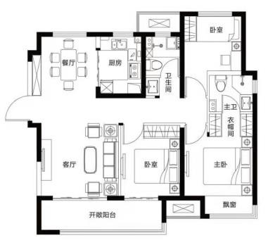 105户型图