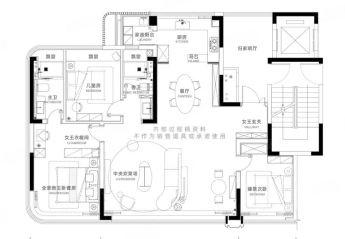 洋房126平户型图