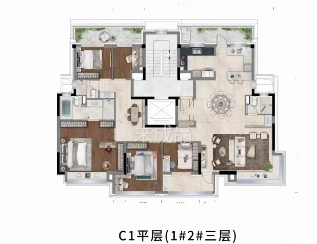 C1户型图