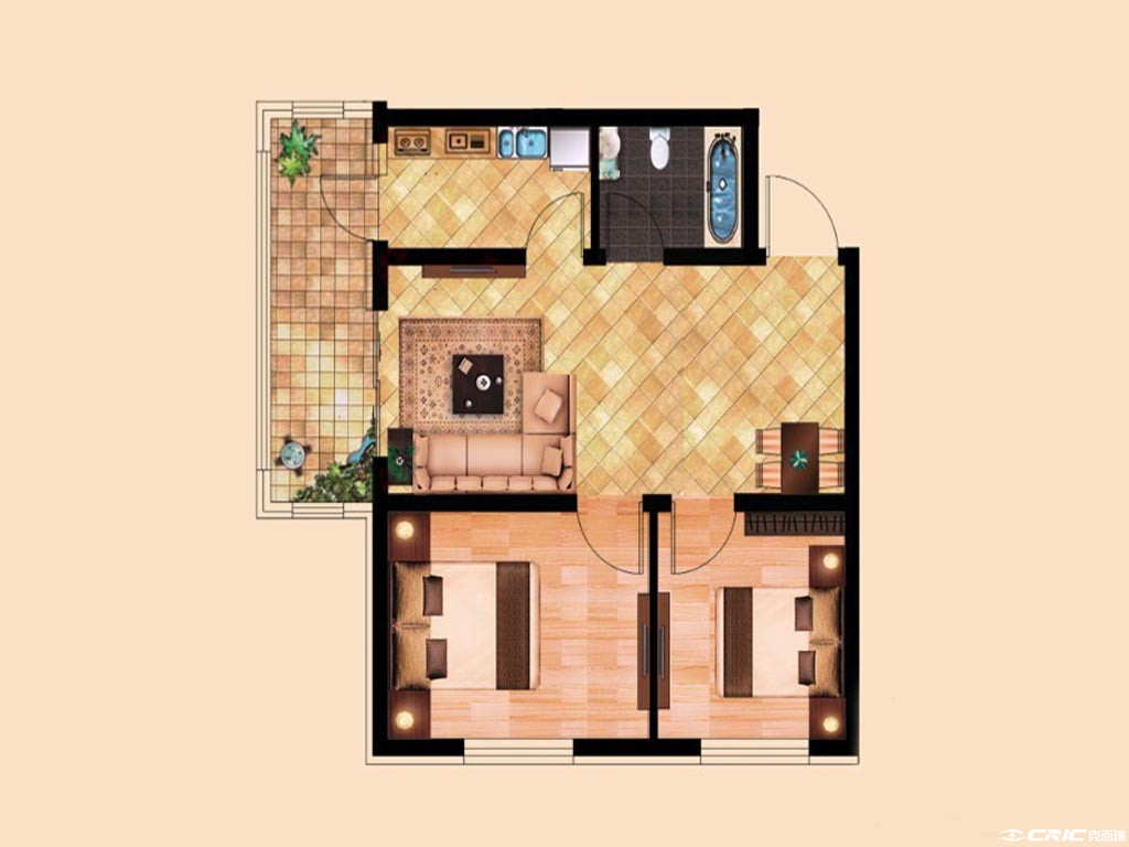 G户型图