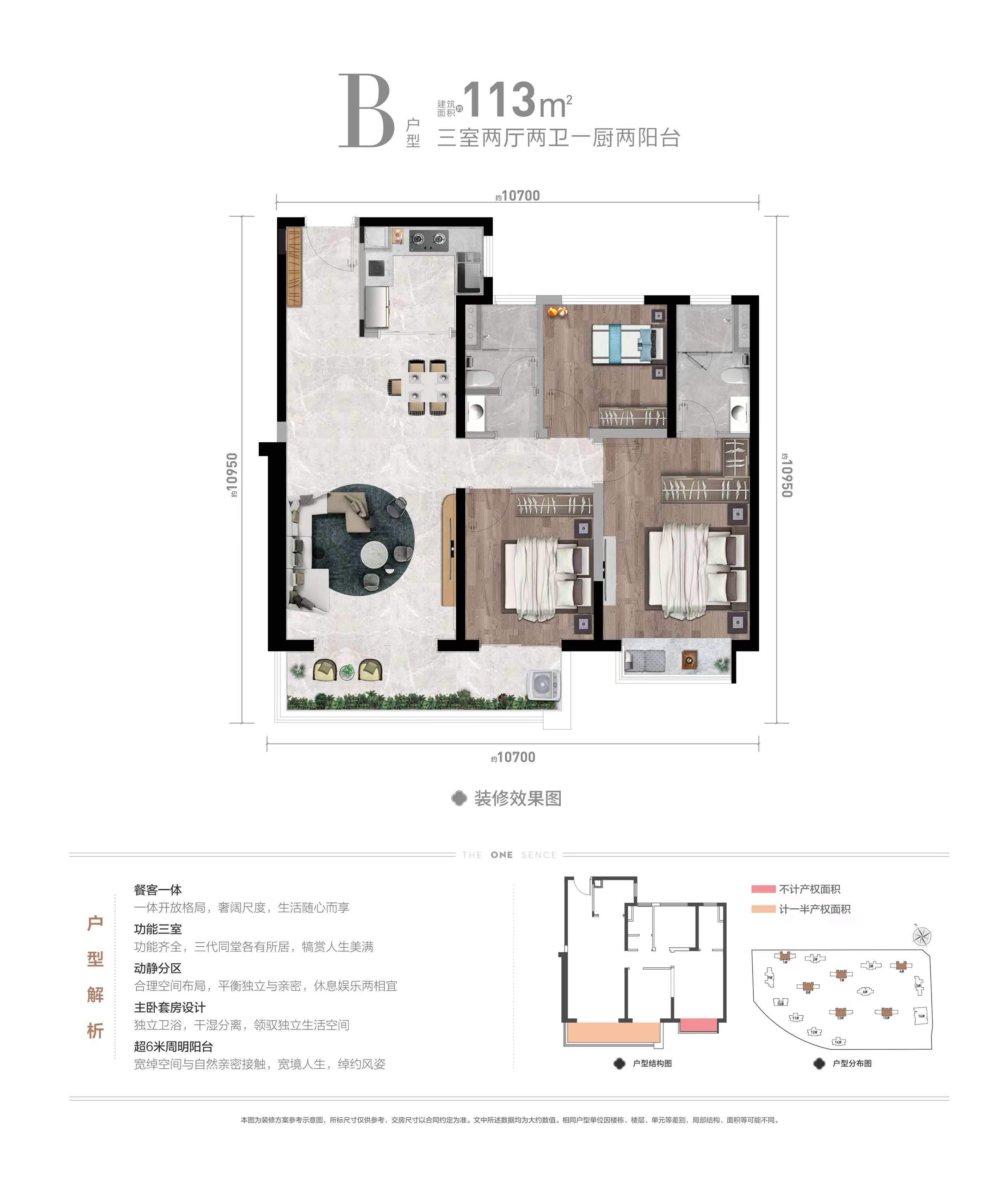 B户型户型图