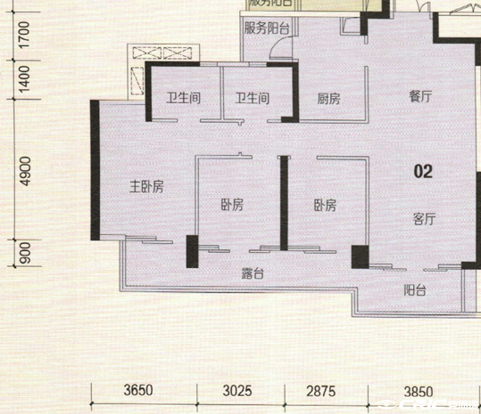 C1户型图
