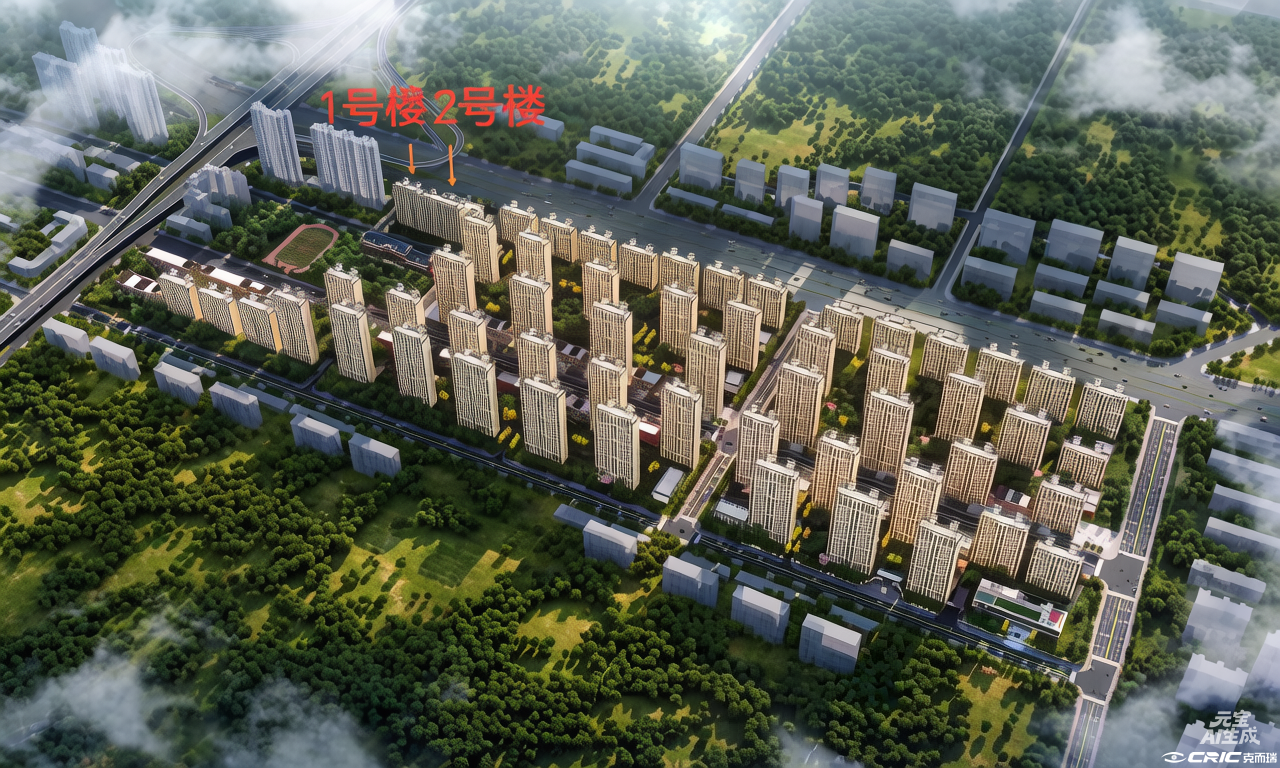 崇阿河西郡 效果图