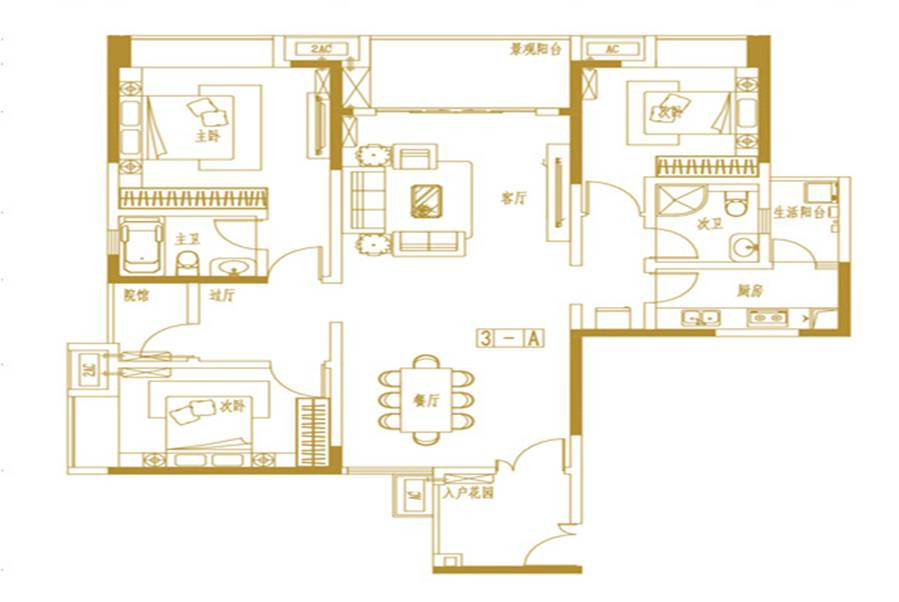 123㎡户型图