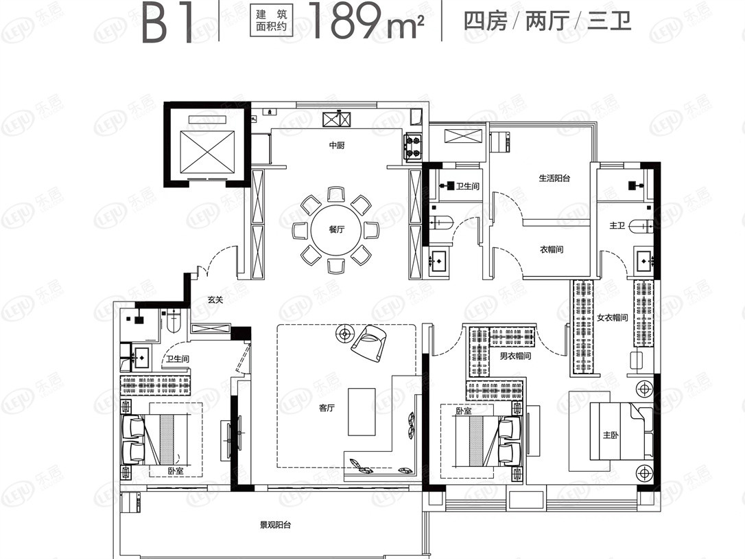 4户型图
