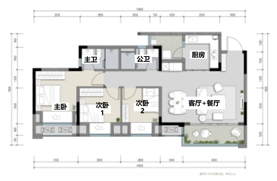 C91.95户型图