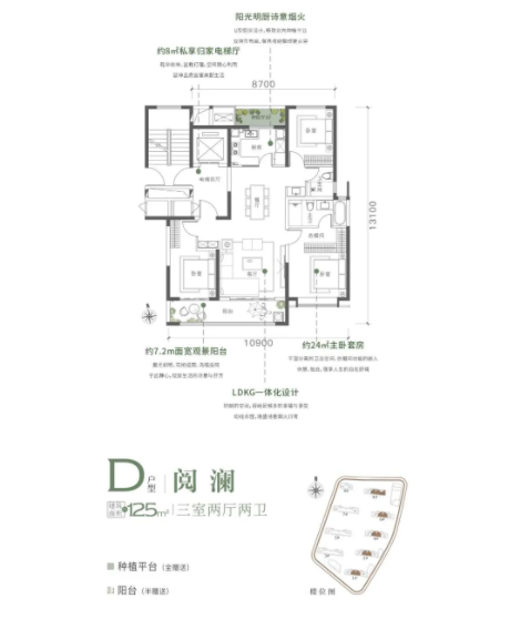 125户型户型图