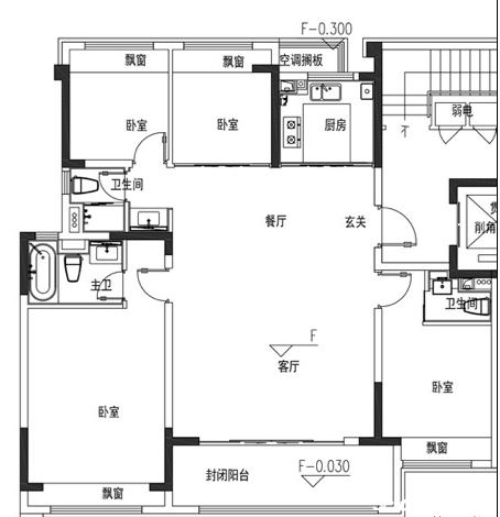 A洋房户型图