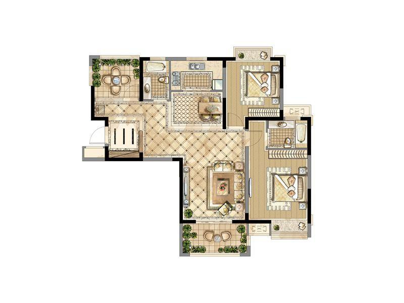 C户型图