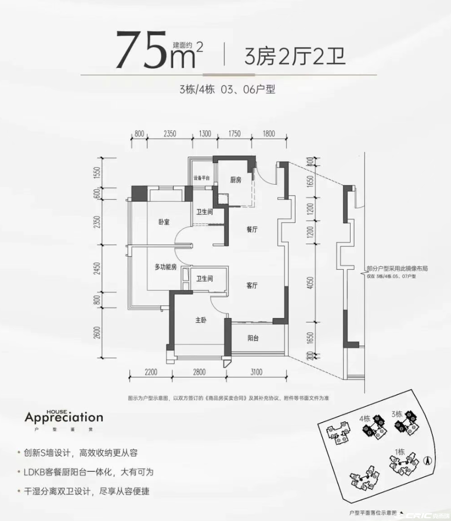 75户型图