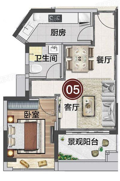 A1户型图