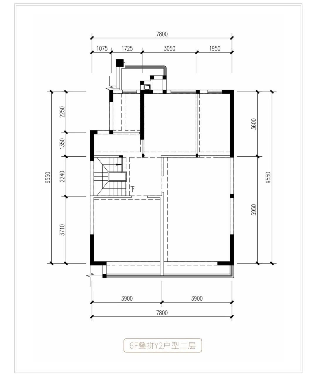 中叠-165户型图