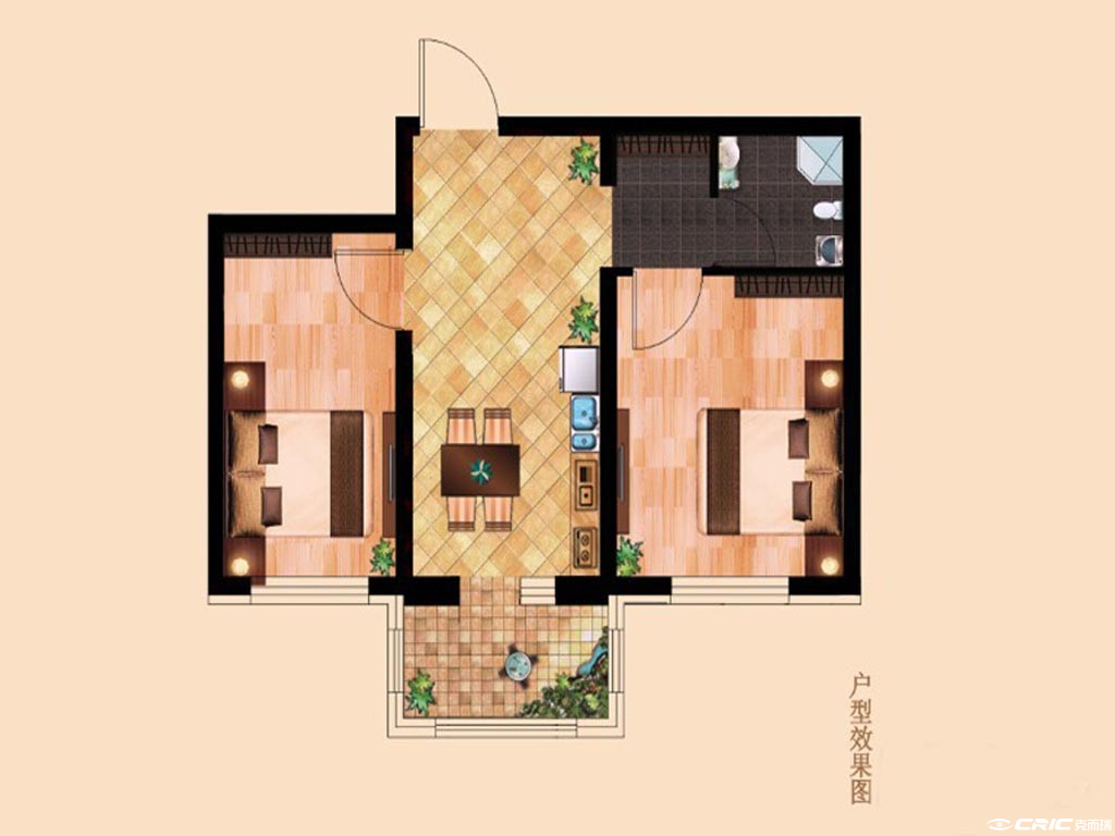 H户型图