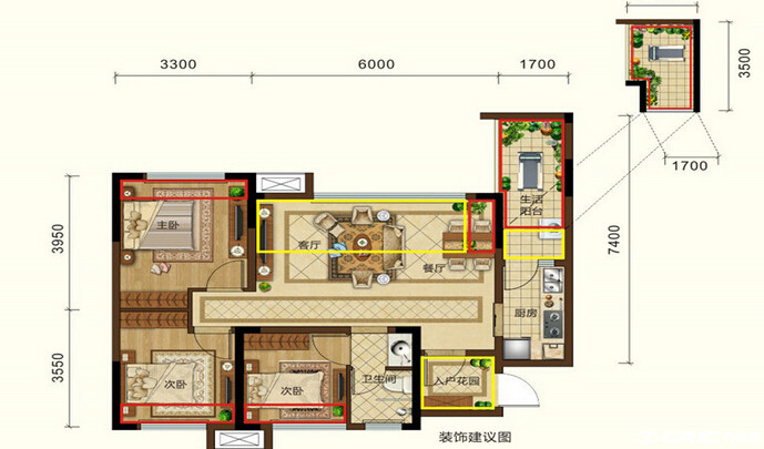C户型图