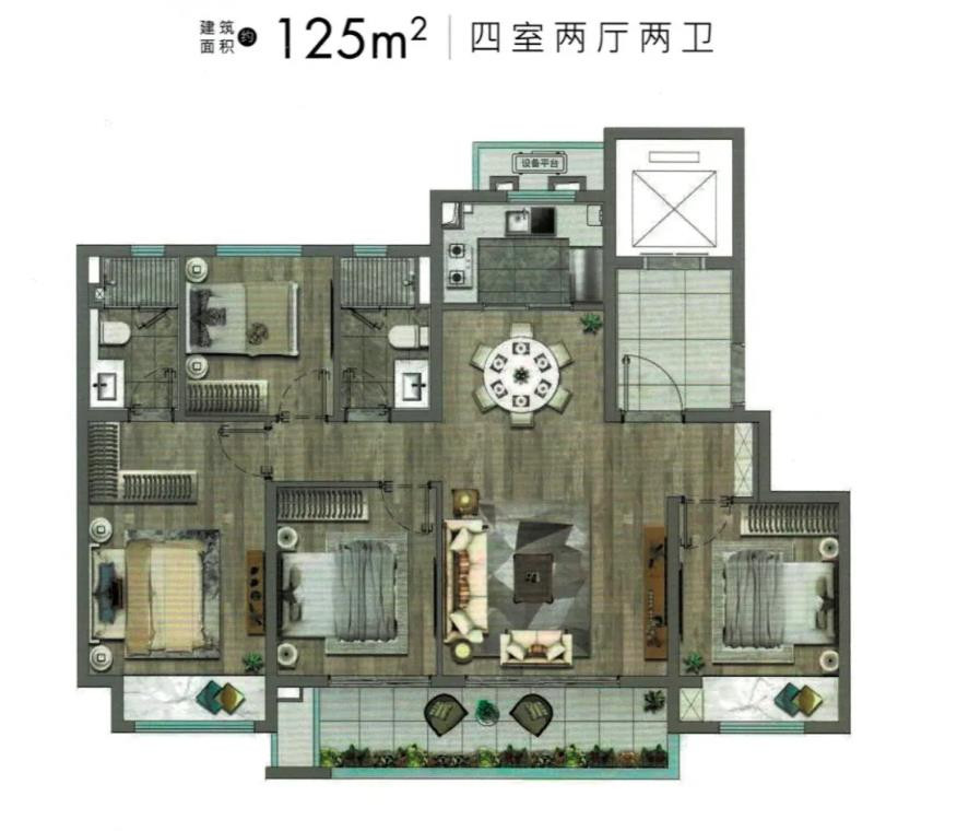 2户型图