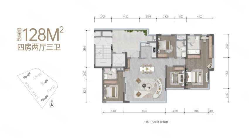128户型户型图